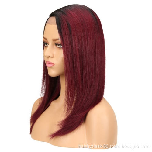 180 Density Soft U Part Hd Lace Frontal Silk Straight 100% Fringe Long Brazilian Peruvian Wigs Lace Front Virgin Human Hair